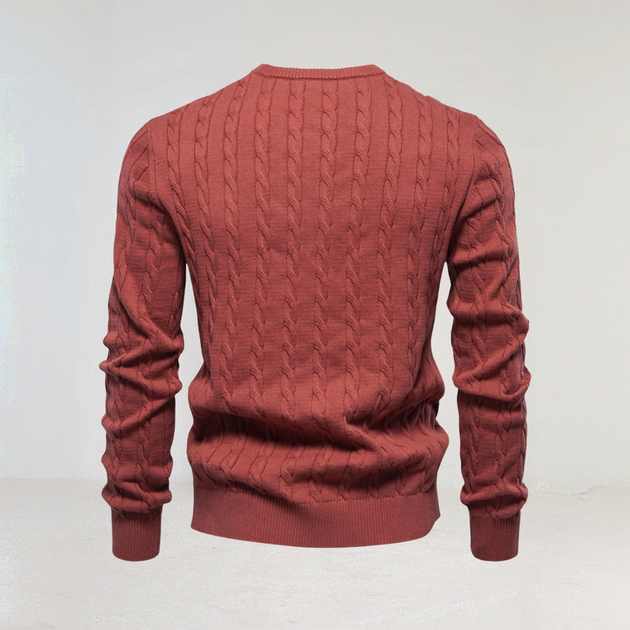 Classic Men's Cable Knit Sweater