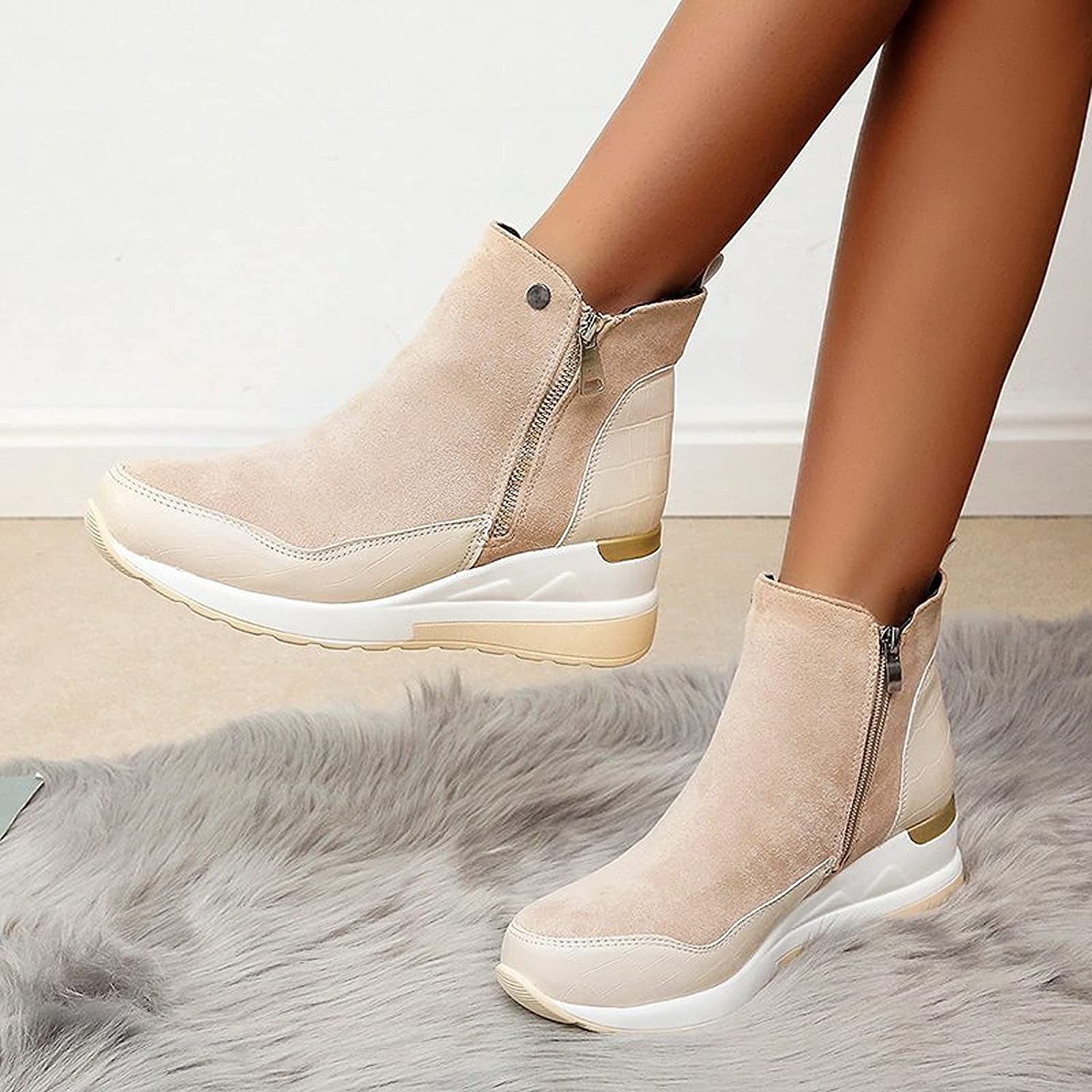 Women’s Wedge Sneaker Boots
