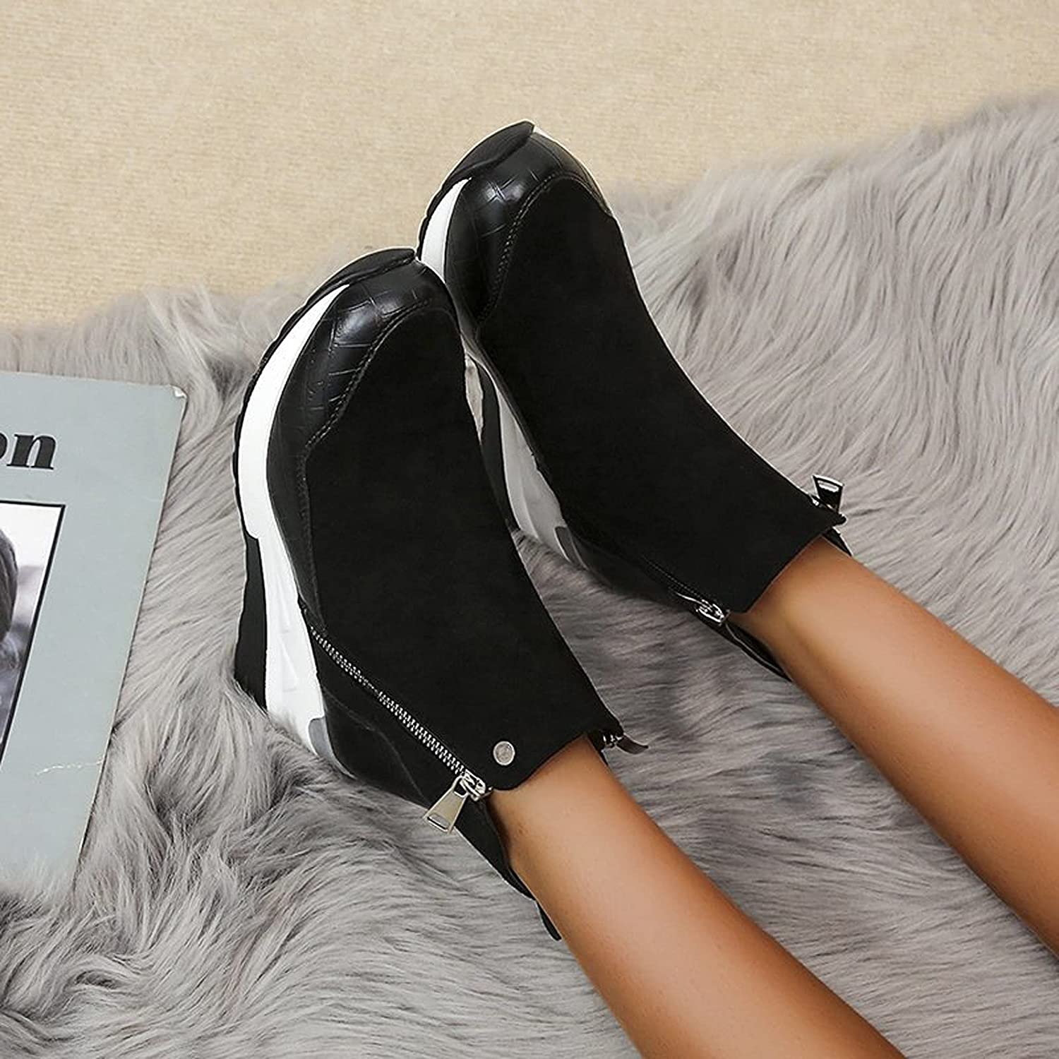 Women’s Wedge Sneaker Boots