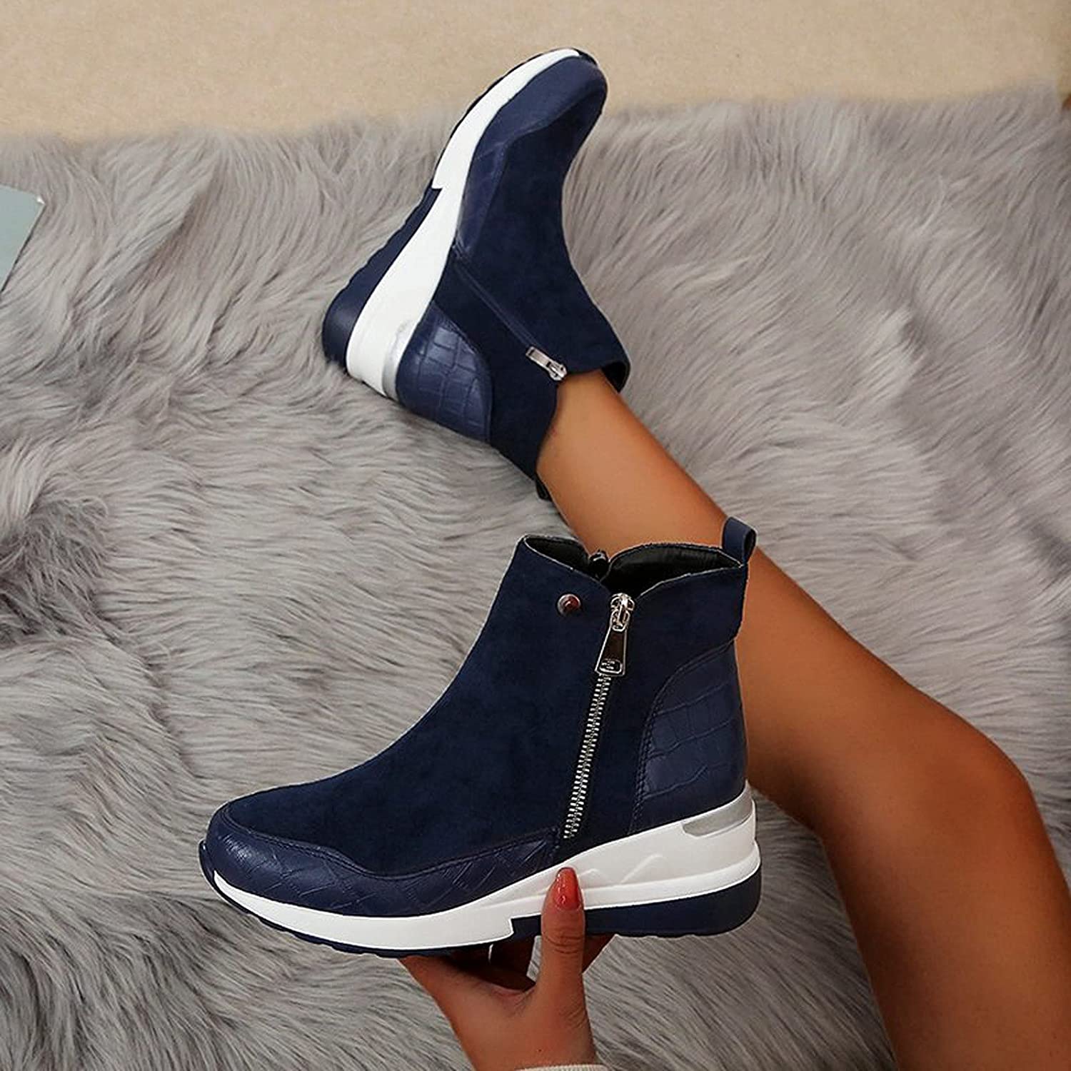 Women’s Wedge Sneaker Boots