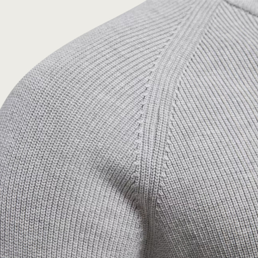 Men's Warm Quarter-Zip Sweater