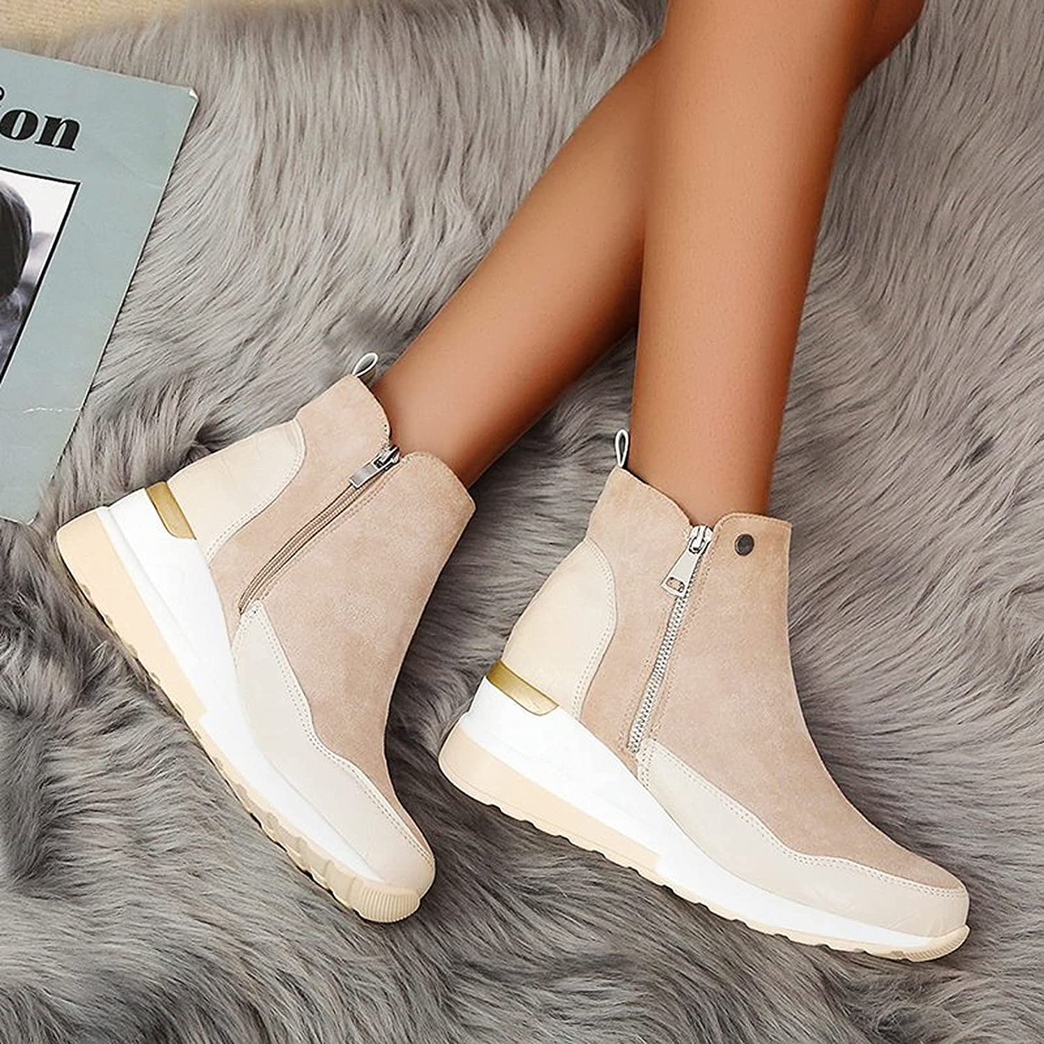 Women’s Wedge Sneaker Boots
