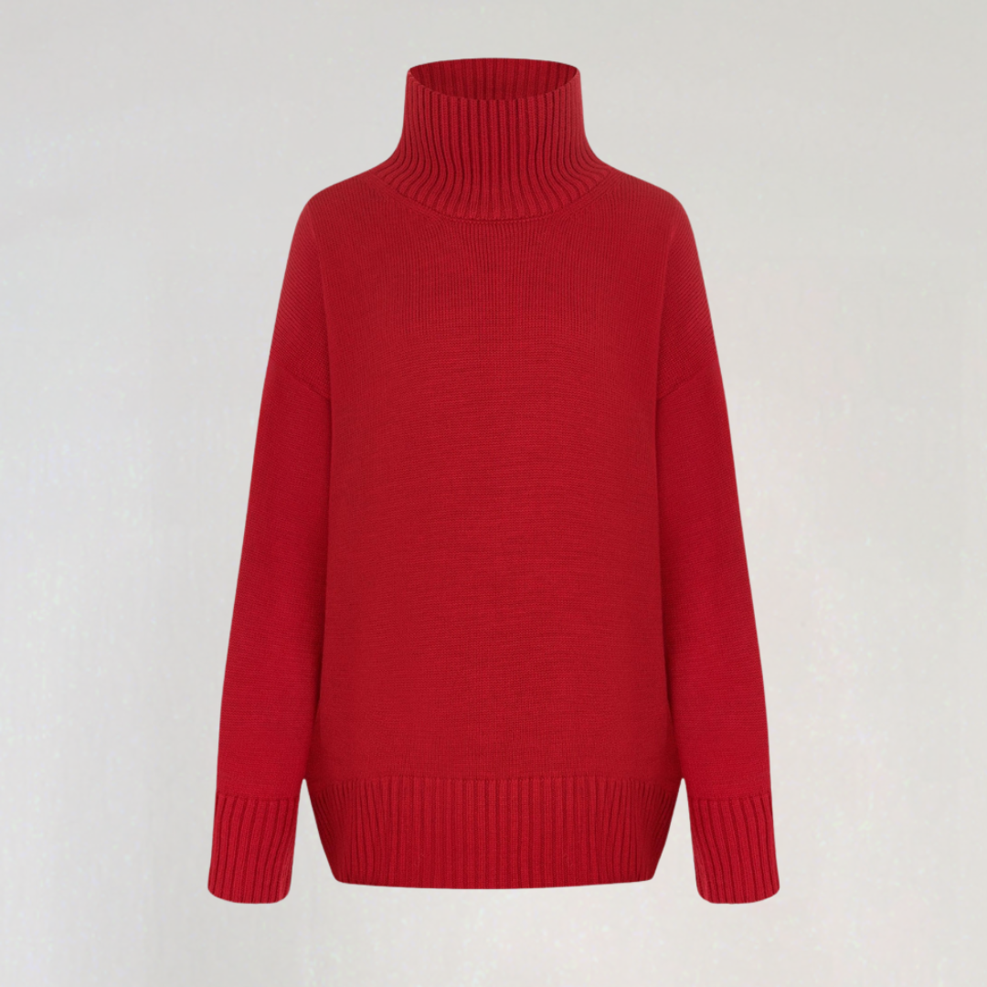 Women's Oversized TurtleNeck Jumper