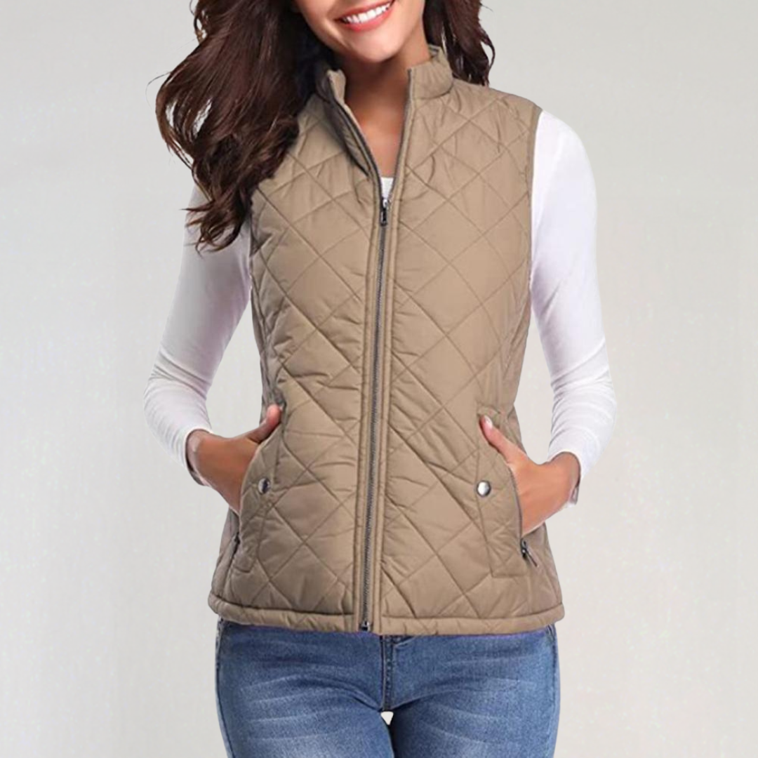 Quilted Lightweight Body Warmer | Padded Outdoor Jacket for Women