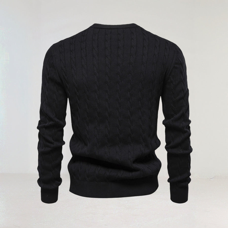 Classic Men's Cable Knit Sweater