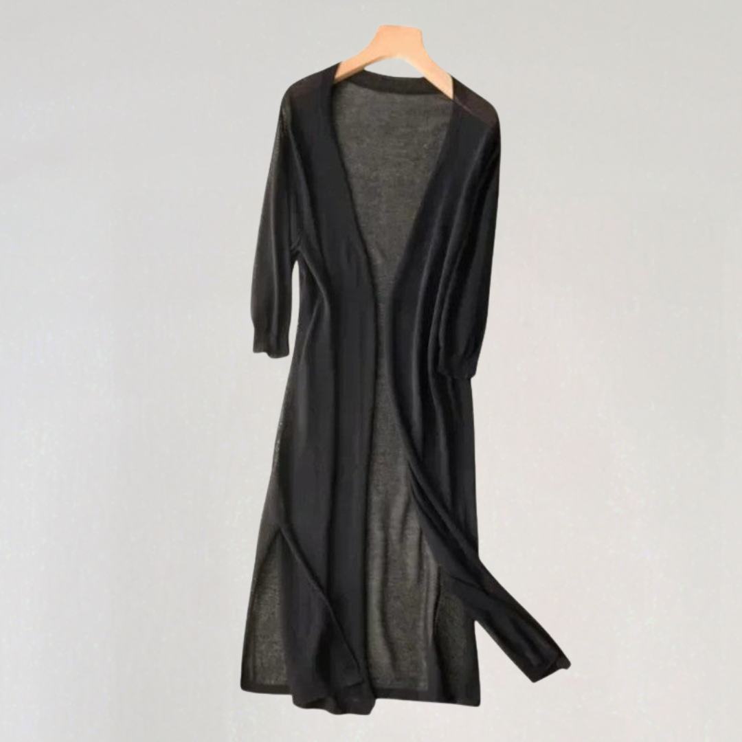 Lightweight Long Knit Cardigan for Women
