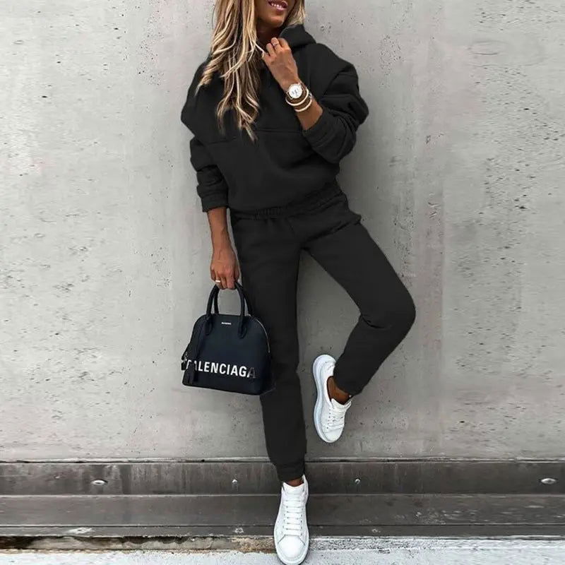 Women’s 2-Piece Tracksuit Set | Stylish Loungewear Matching Jogger Outfit