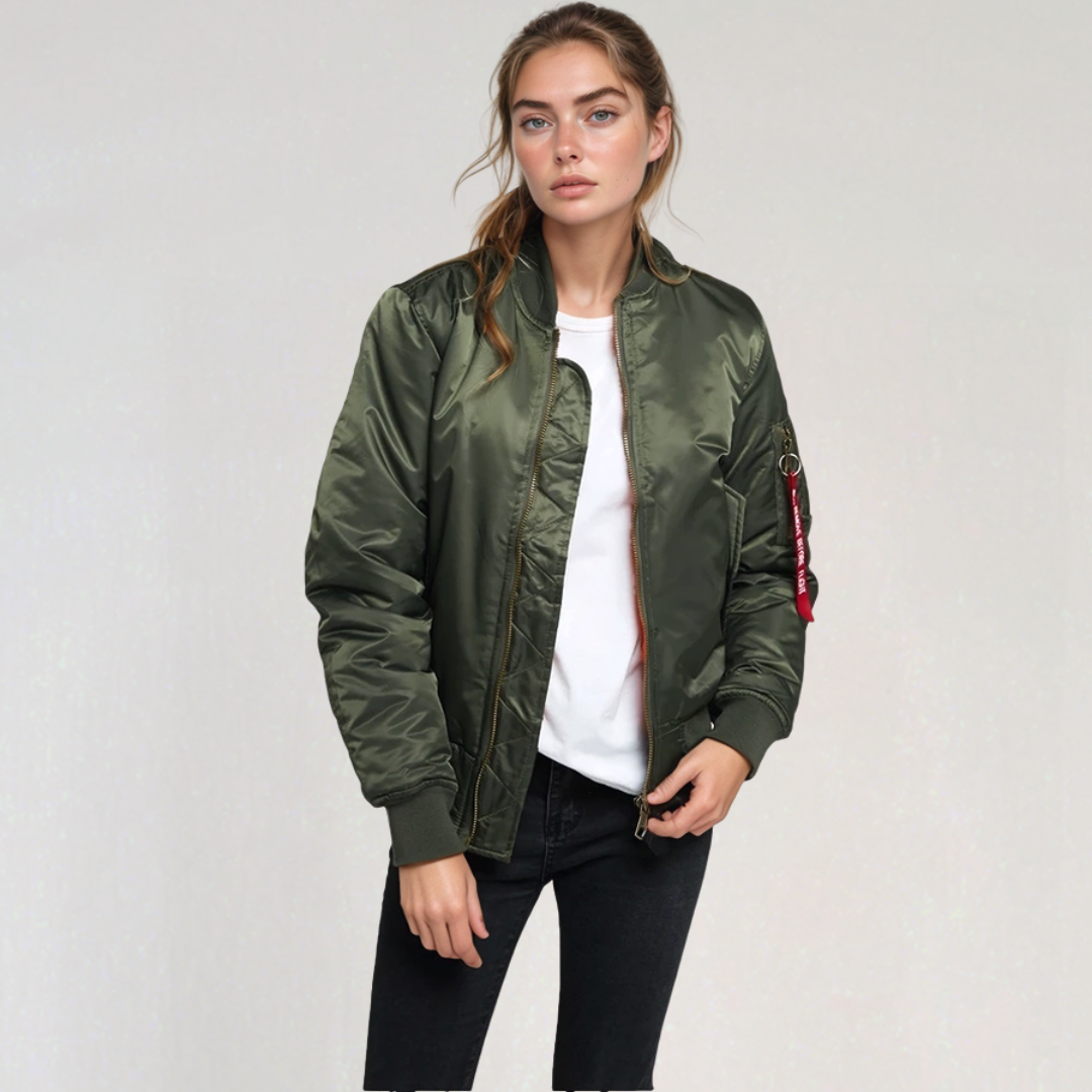 Classic Bomber Jacket for Women