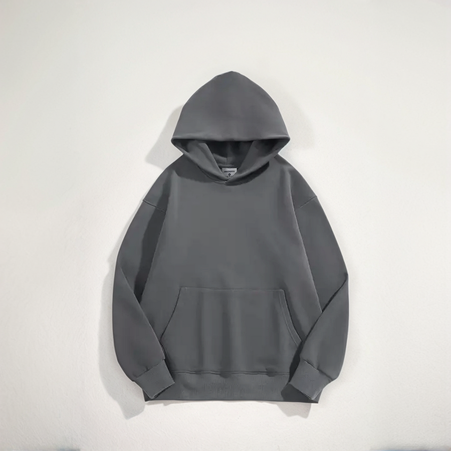 Relaxed Hoodie with Kangaroo Pocket for Men