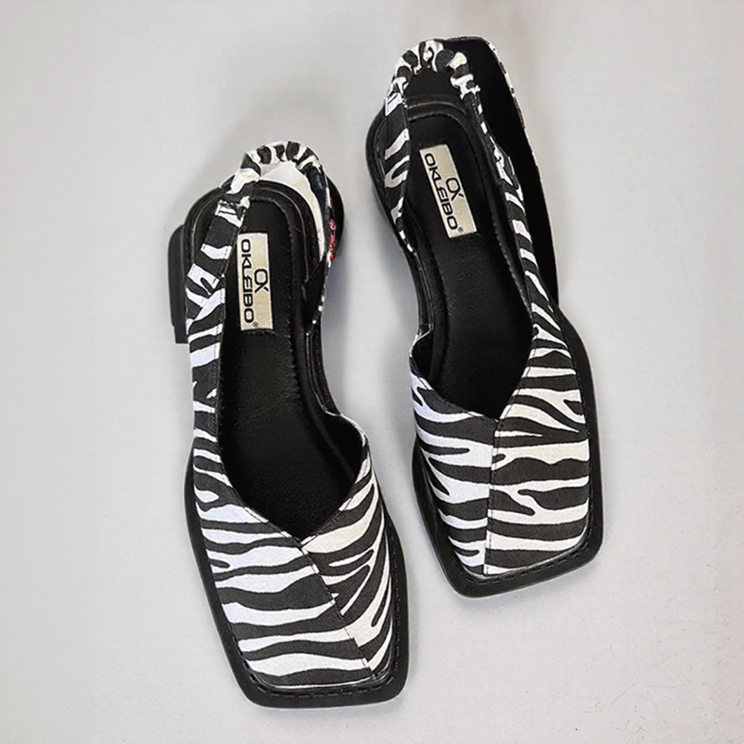 Women's Leather Square Toe Sandals