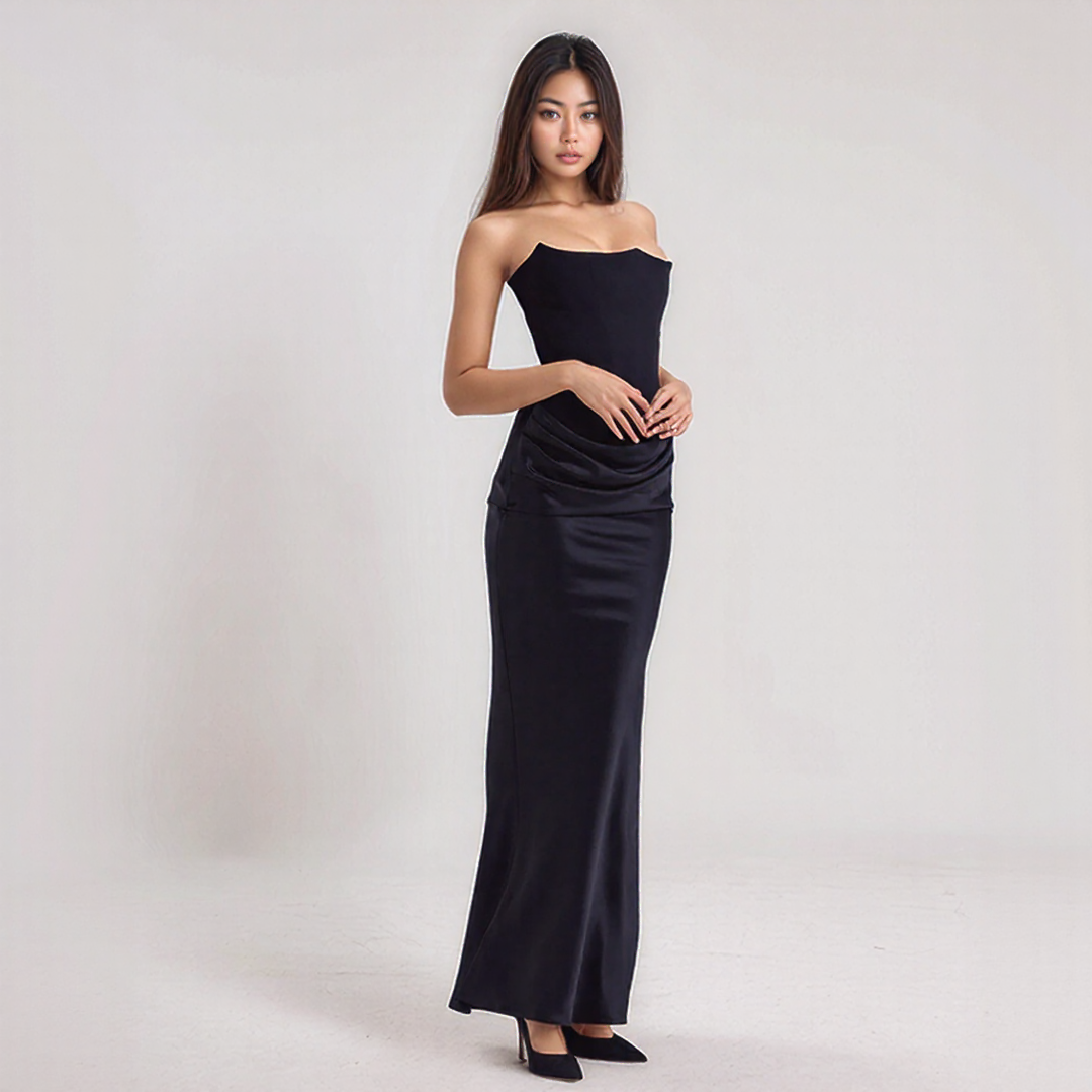 Luxury Corset Maxi Dress