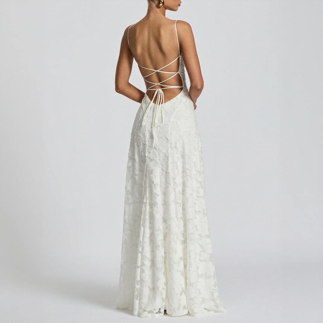 Spaghetti Strap Floral Maxi Dress