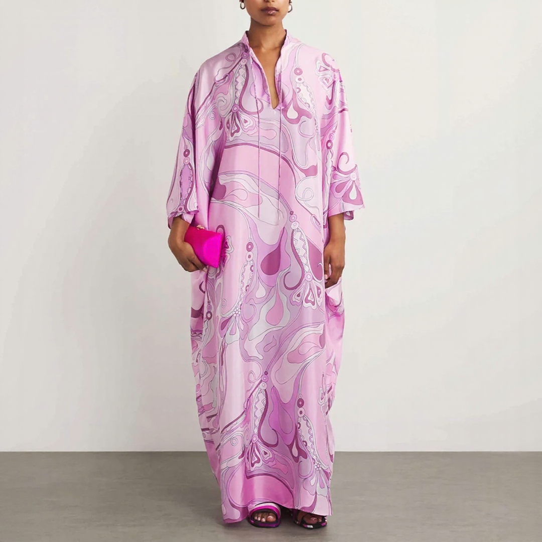 Kaftan Printed Maxi Dress for Women
