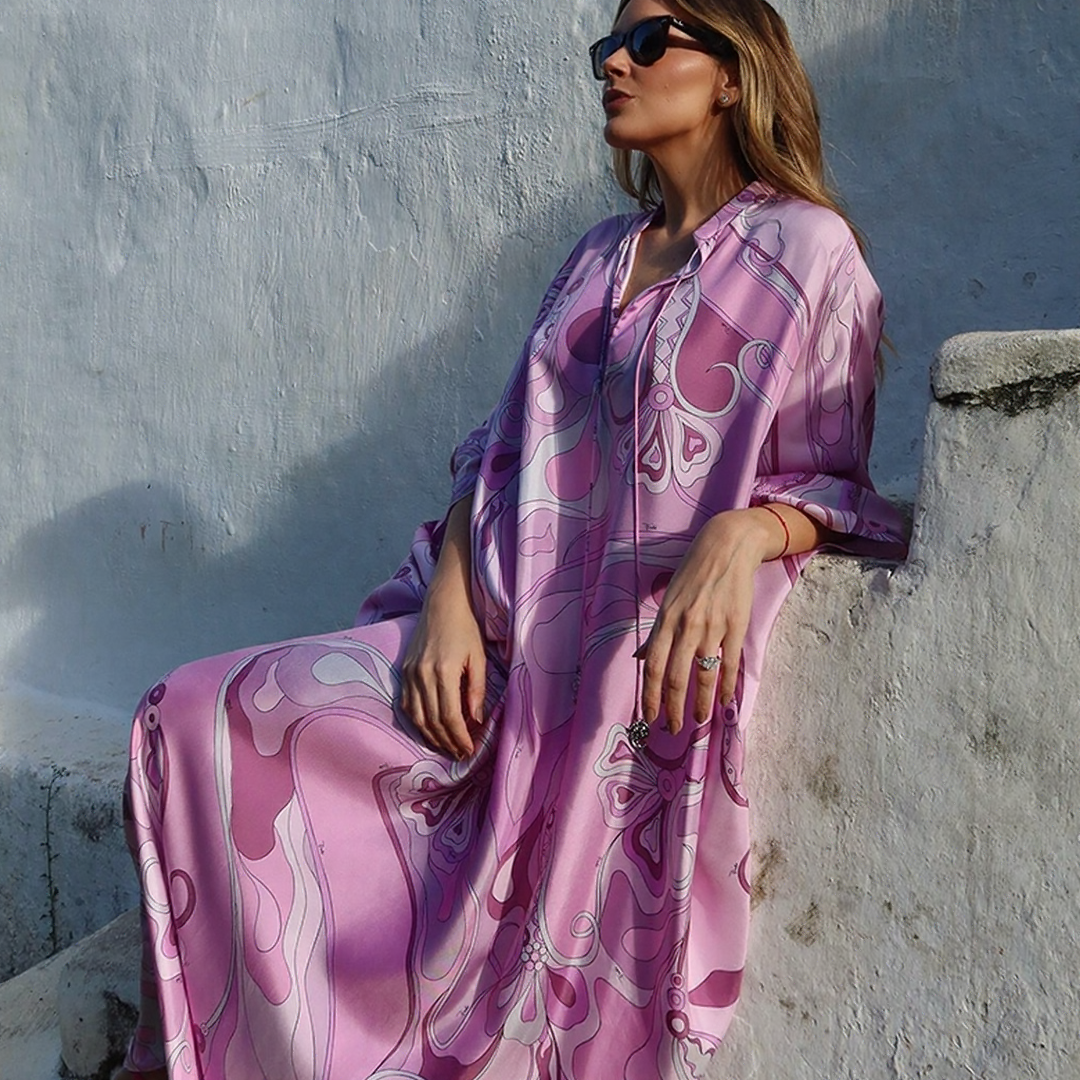 Kaftan Printed Maxi Dress for Women