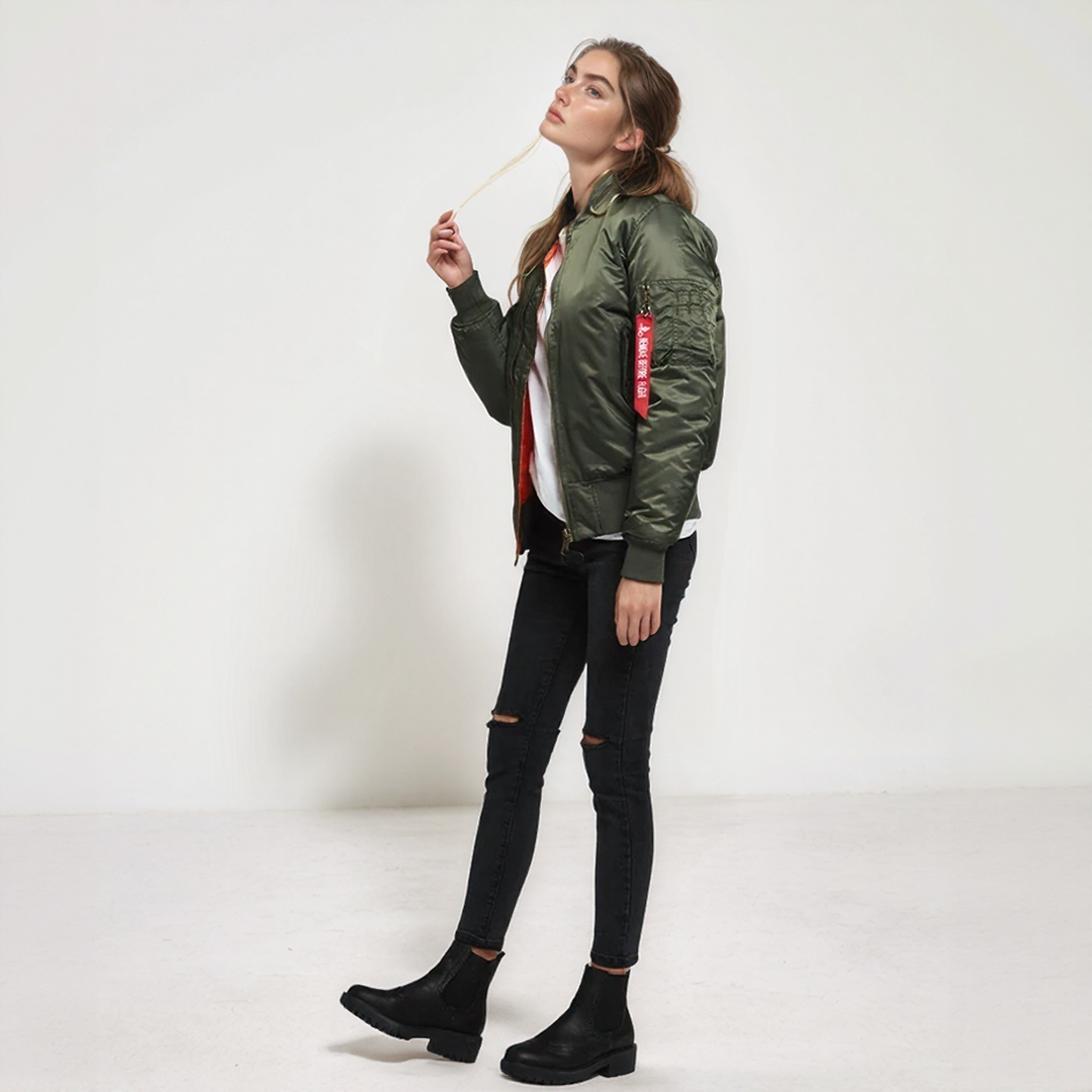 Classic Bomber Jacket for Women