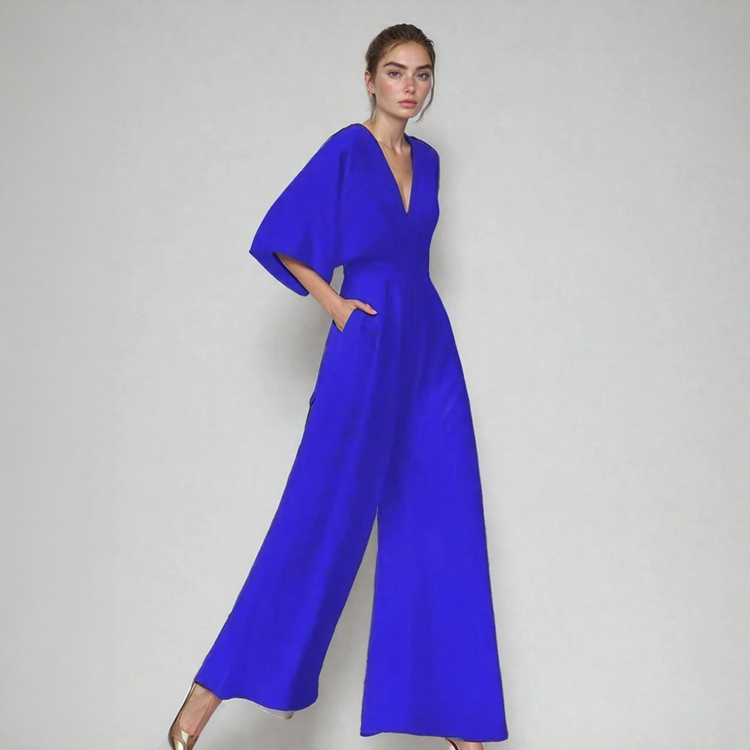 Jumpsuit with Butterfly Sleeves for Women