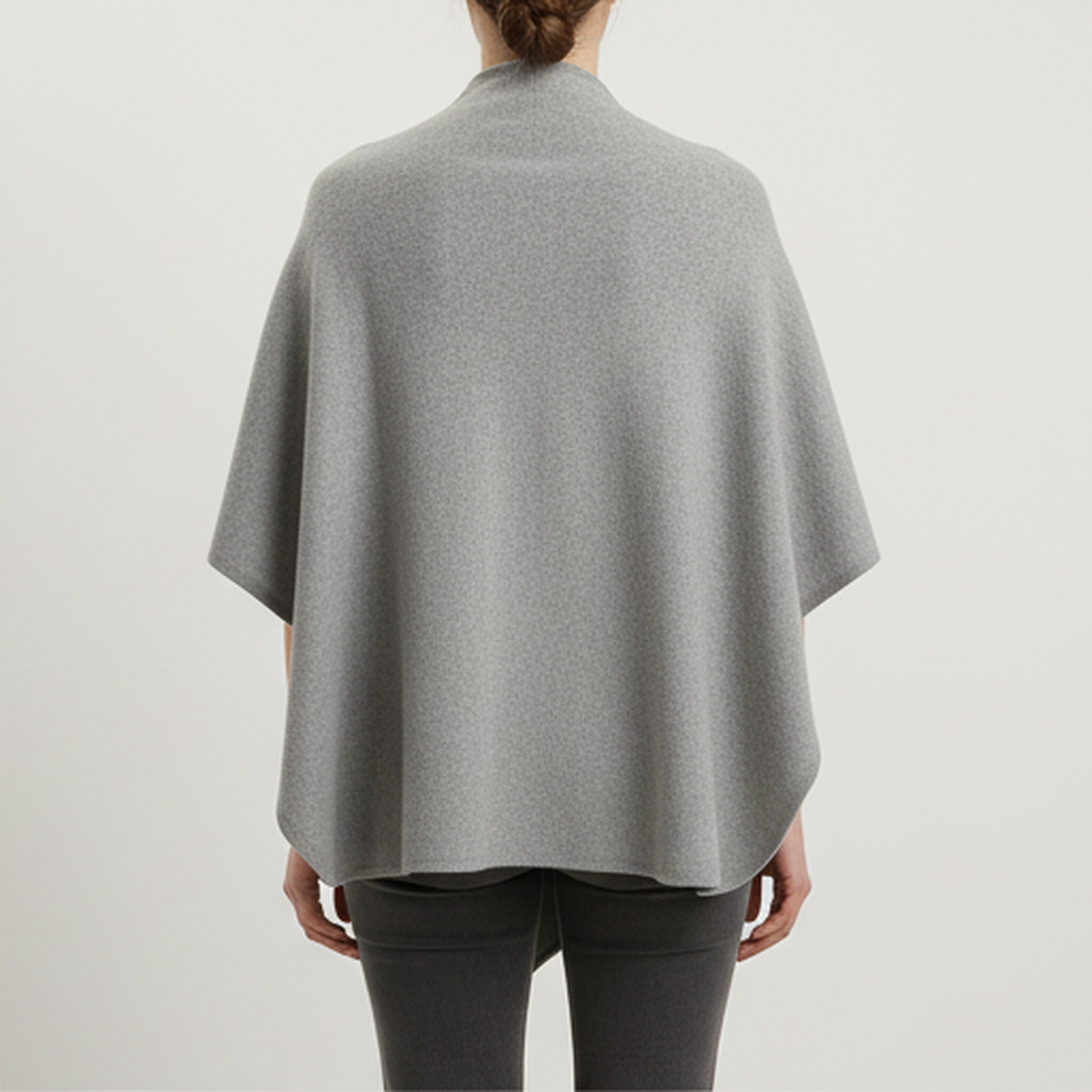 Elegant Wind-resistant Shawl Jacket for Women