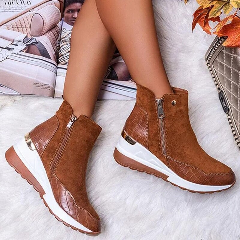 Women’s Wedge Sneaker Boots