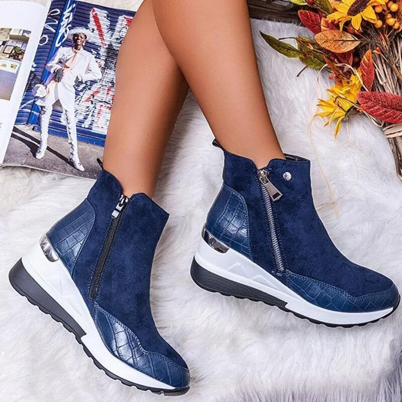 Women’s Wedge Sneaker Boots