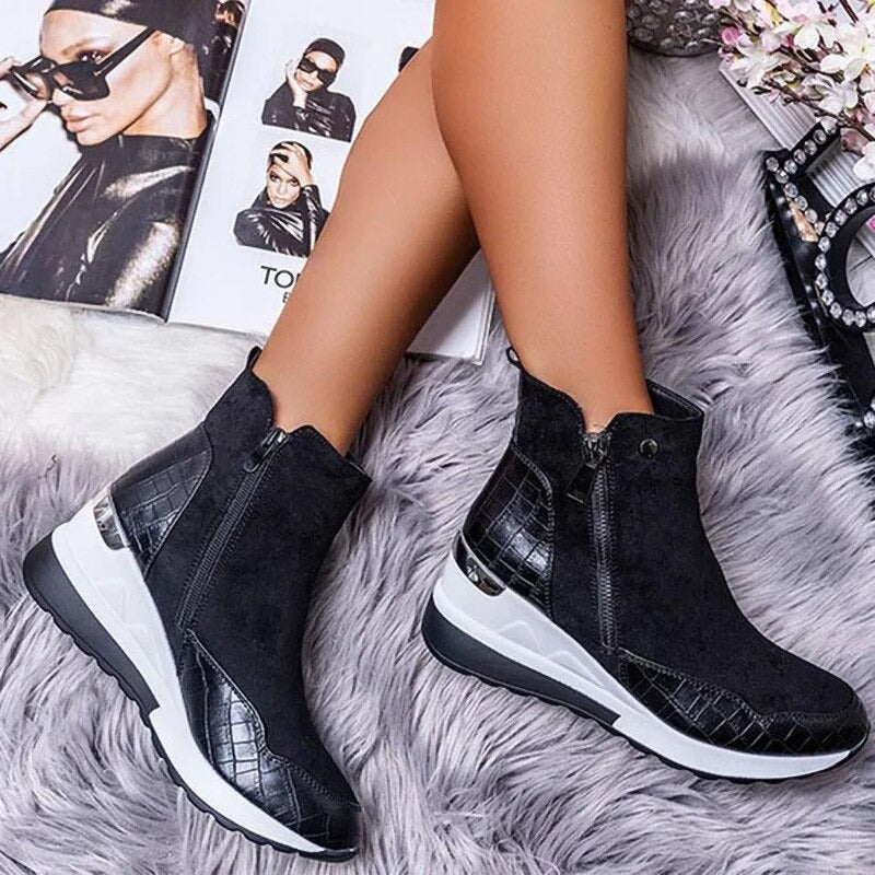 Women’s Wedge Sneaker Boots