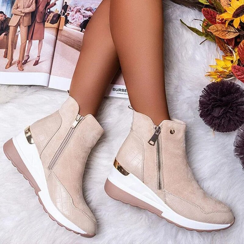 Women’s Wedge Sneaker Boots